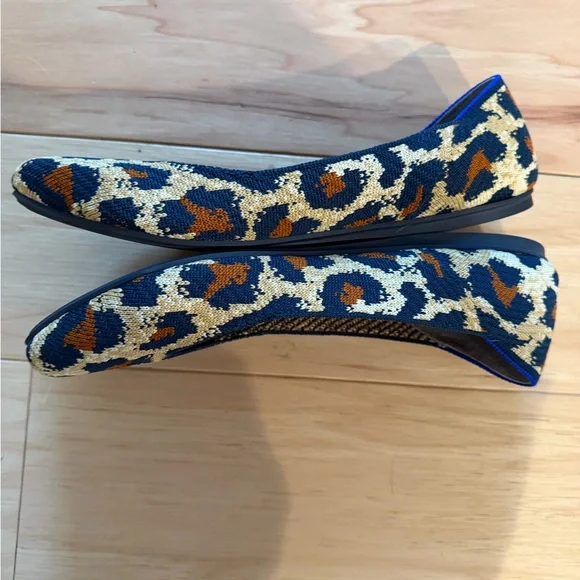 Rothy's Women's Flats - Round Toe Retired Adorable Leopard Print size 8 - Picture 9 of 10